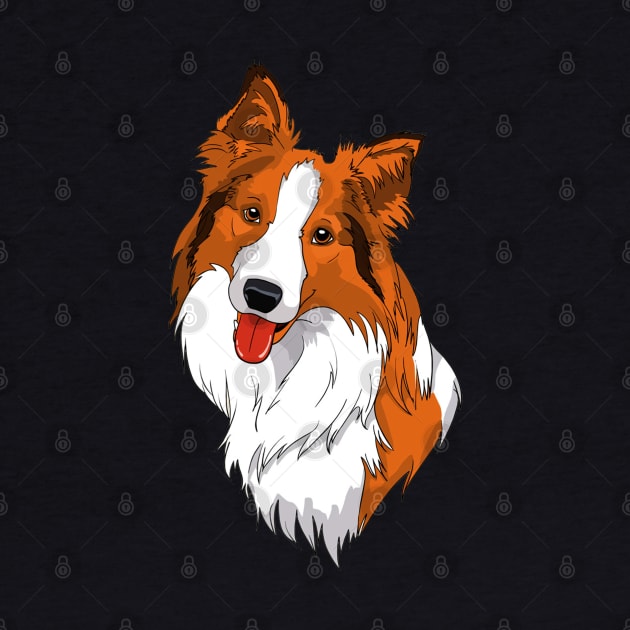 Urban Canine Carousel Border Collie Delight, Tee Triumphs by Merle Huisman